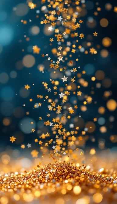 Cascading Golden Stars Cascading Golden Stars