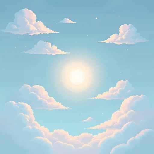 Serene Sunny Sky Serene Sunny Sky