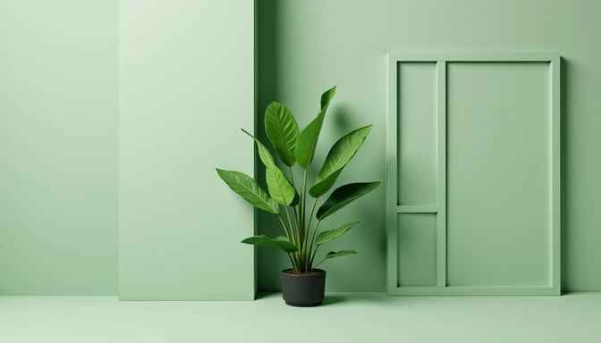 Minimalist Green Sanctuary Minimalist Green Sanctuary