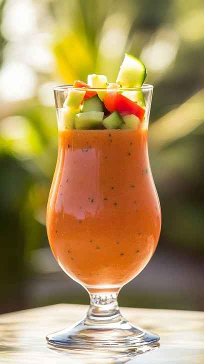 Fresh fruit smoothie