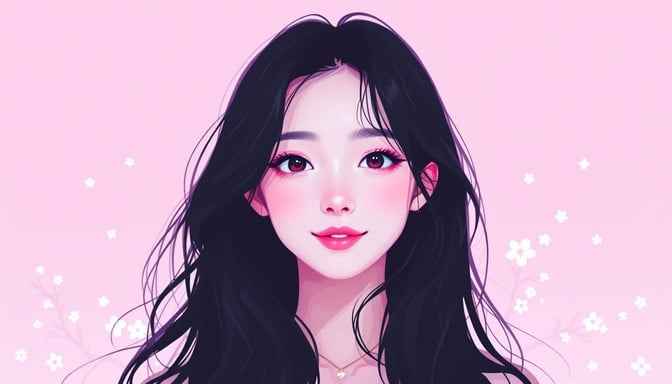 Dreamy Pink Portrait Dreamy Pink Portrait