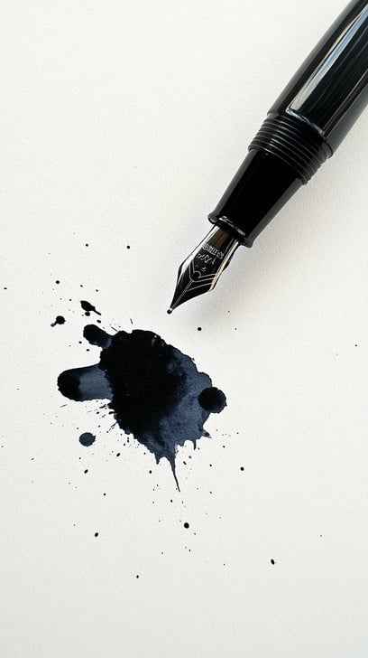 Ink spill elegance