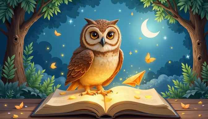 Wisdom's Moonlit Page Wisdom's Moonlit Page