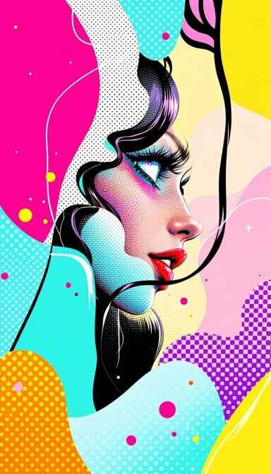 Pop Anime Portrait