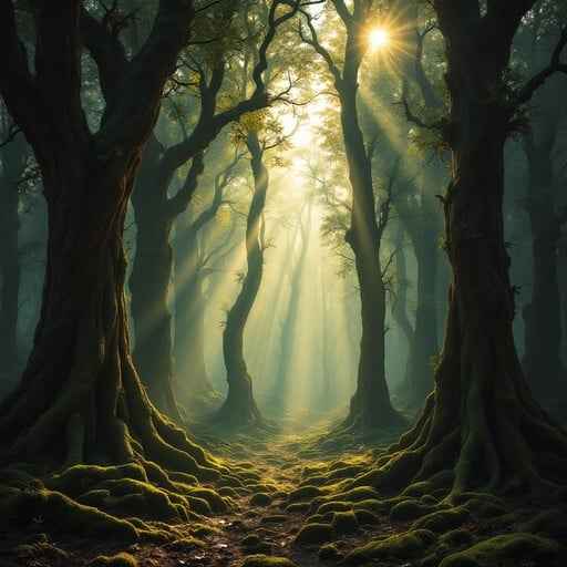Mystical Forest Light