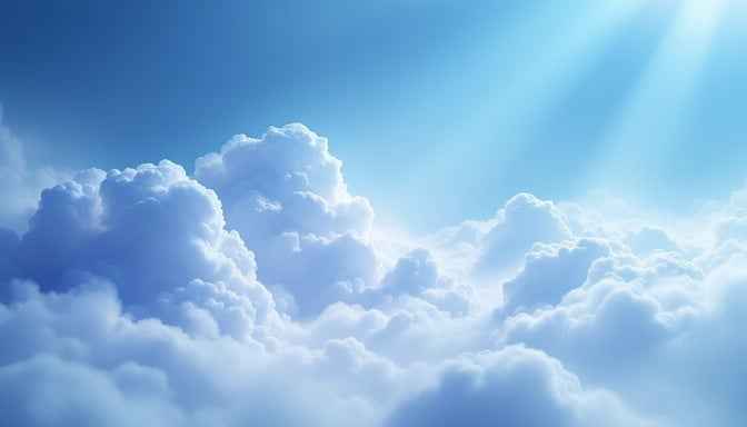 Heavenly Blue Rays