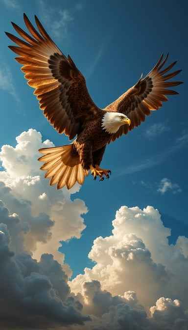 Majestic Eagle Soaring