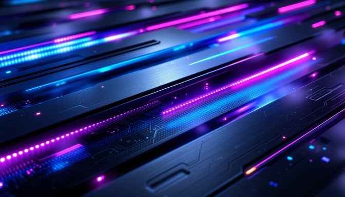 Glowing Tech Lines Glowing Tech Lines