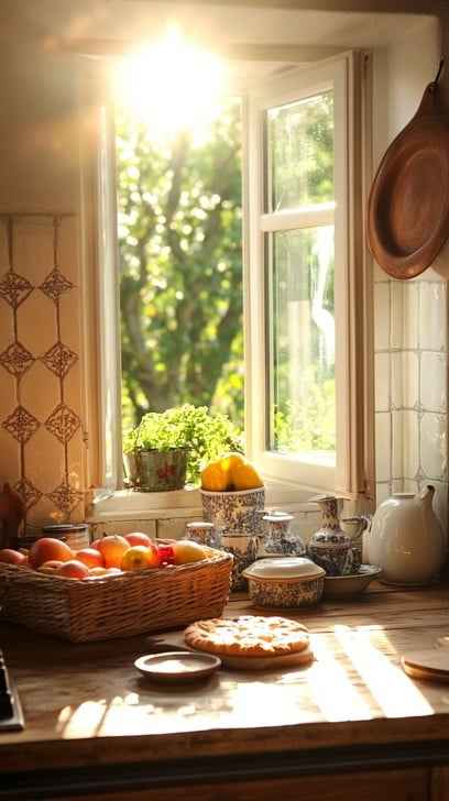 Sunny Kitchen Morning Sunny Kitchen Morning