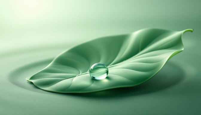 Dewdrop On Leaf