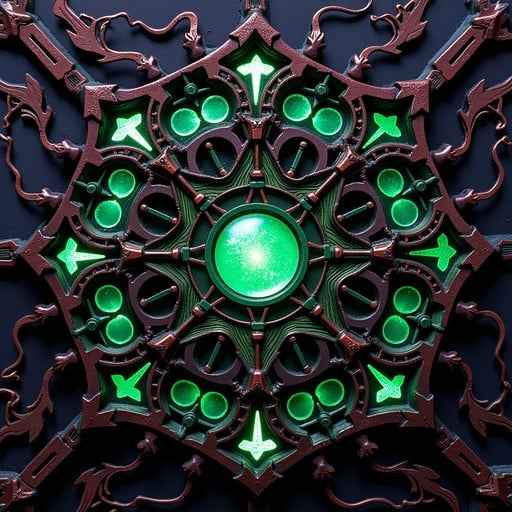 Techno Gothic Mandala