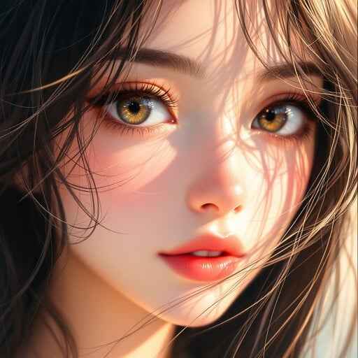 Dreamy Anime Portrait Dreamy Anime Portrait