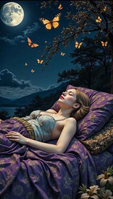 Moonlit Butterfly Dreams