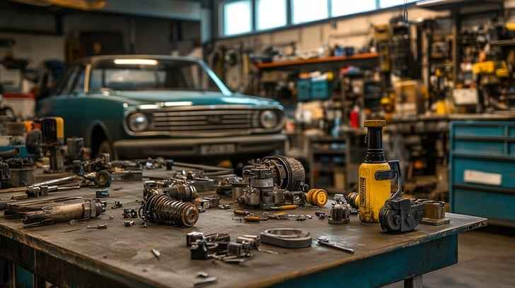 Garage Workshop Scene Garage Workshop Scene