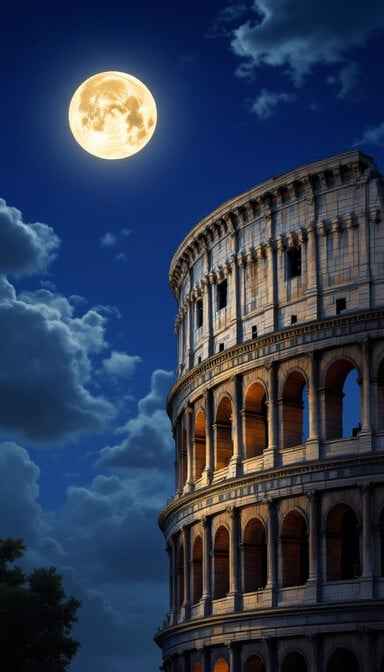 Colosseum by Moonlight