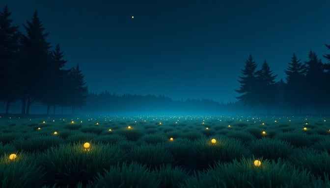 Luminous Night Field Luminous Night Field