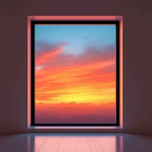 Sunset Window Frame