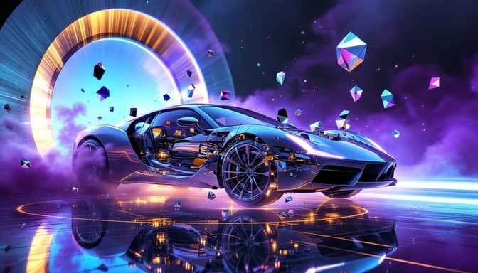 Portal Car Materializing