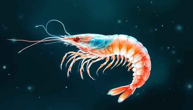 Vibrant Marine Shrimp