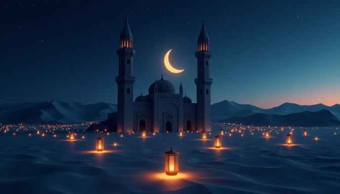 Ramadan Night Mosque Ramadan Night Mosque