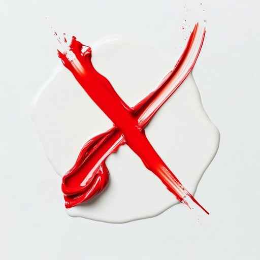 Red cross splash