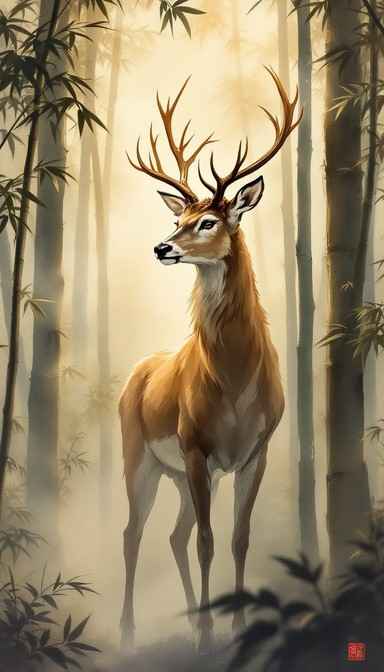 Majestic Forest Deer Majestic Forest Deer
