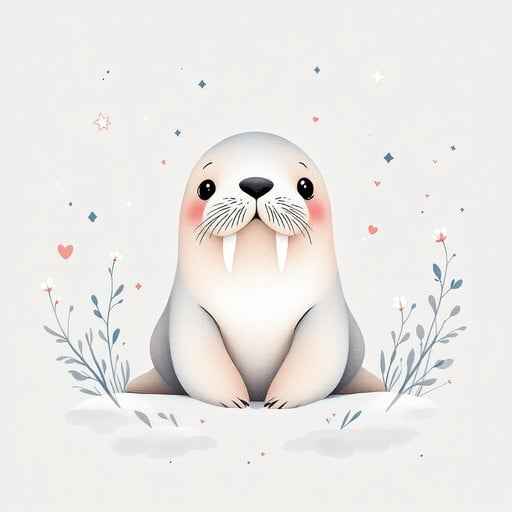 Adorable Baby Seal
