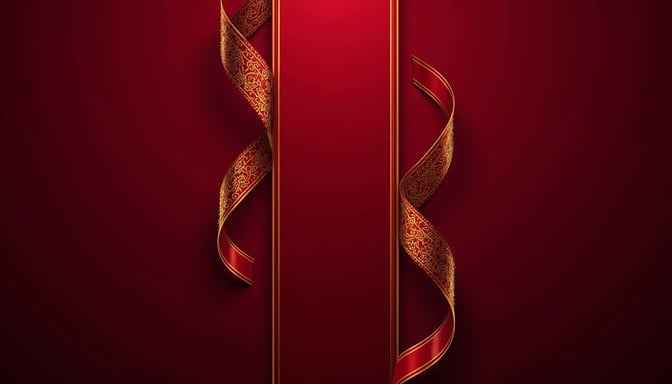 Elegant Gold Ribbon