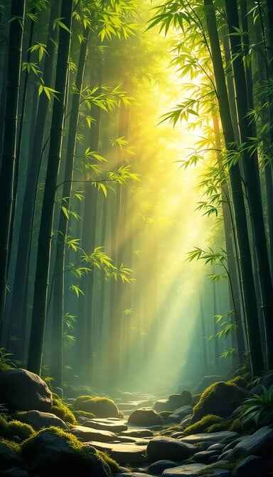 Mystical Bamboo Path Mystical Bamboo Path