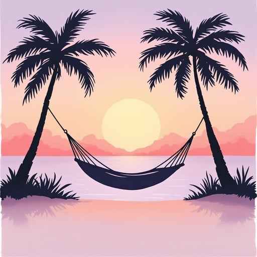 Tropical Paradise Sunset