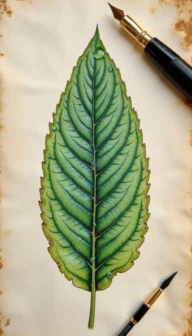 Botanical Leaf Study Botanical Leaf Study