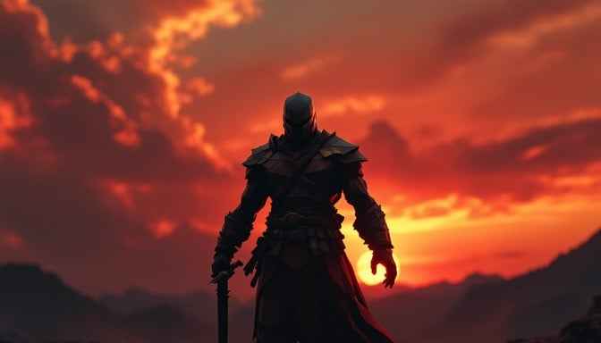 Warrior Faces Sunset Warrior Faces Sunset