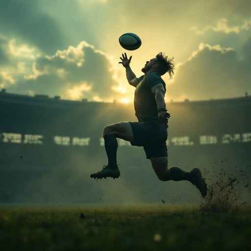 Rugby Glory Sunset