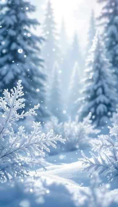 Magical Winter Forest