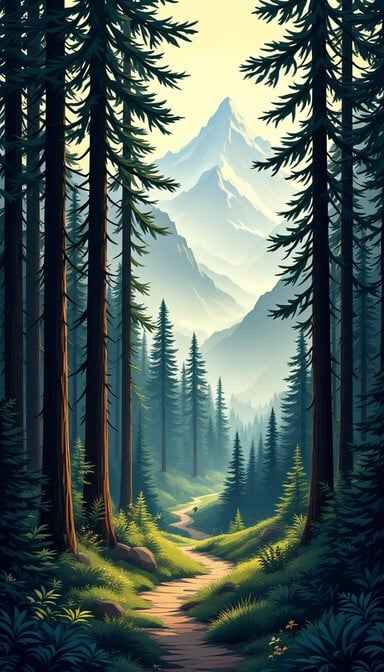 Misty Mountain Path Misty Mountain Path