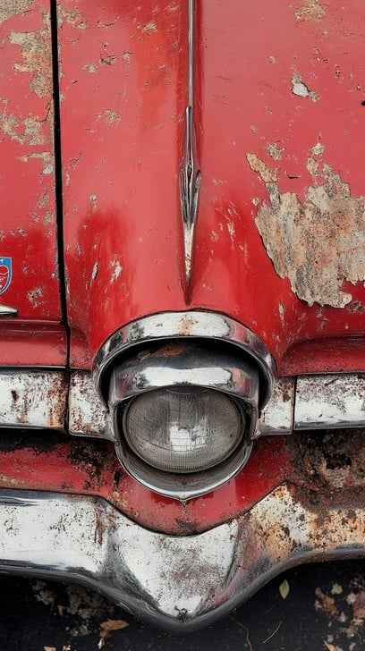 Vintage car front