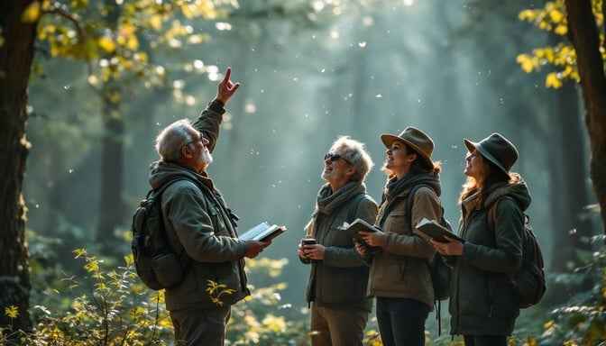 Birdwatchers Share Knowledge