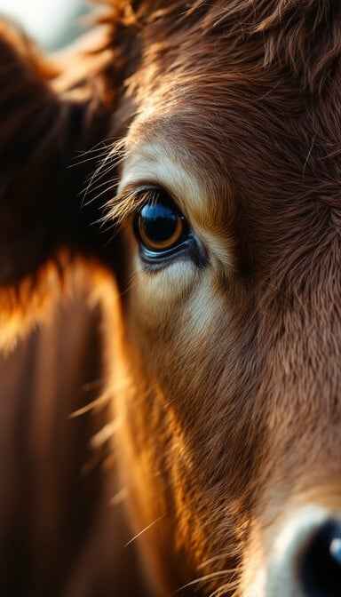 Soulful Bovine Gaze
