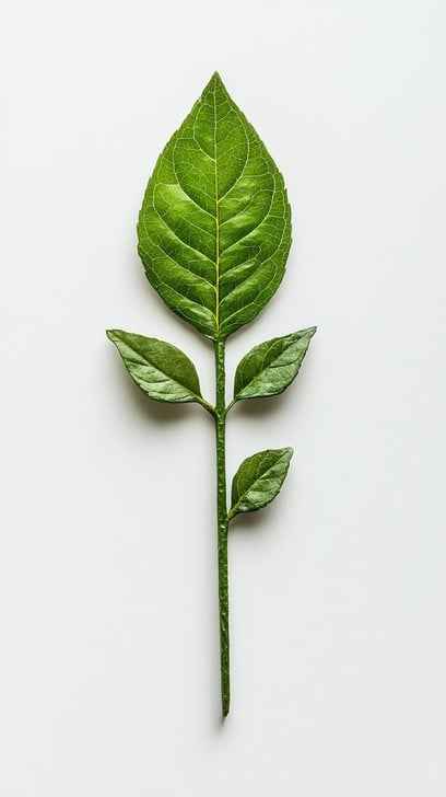 Green leaf standing Green leaf standing