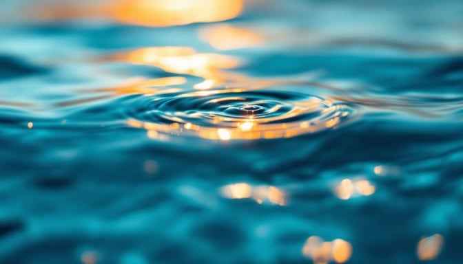 Golden Water Ripples Golden Water Ripples