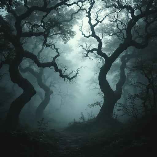 Misty Ancient Woods