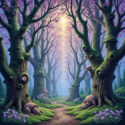 Mystical Forest Path