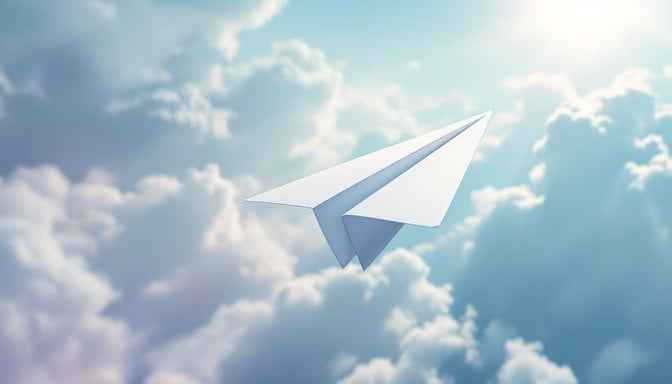 Paper Plane Soaring Paper Plane Soaring