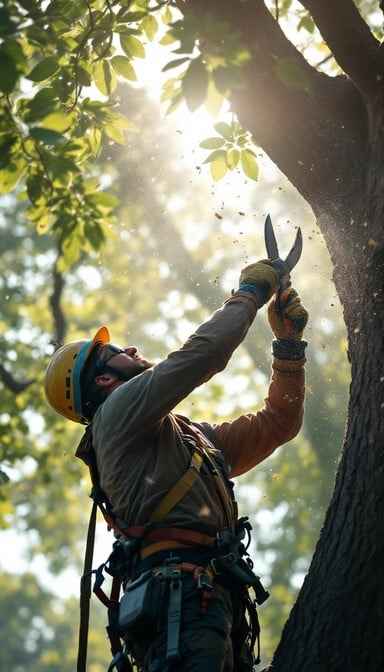 Arborist At Work