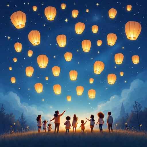 Lanterns Light Night