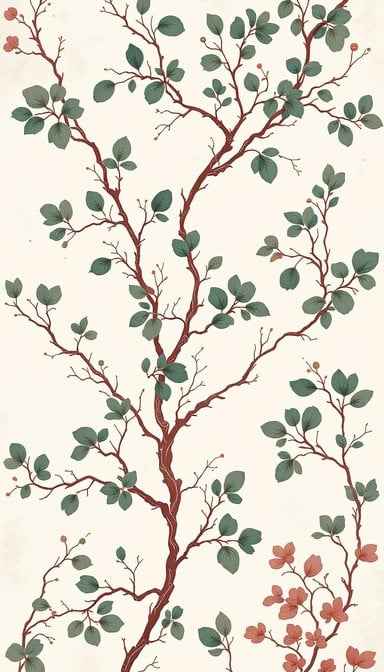 Crimson Green Branches Crimson Green Branches