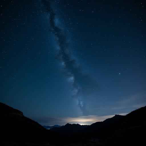 Starlit Mountain Night