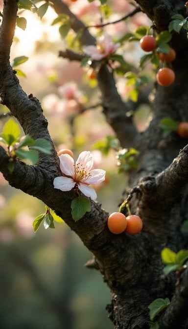 Blossom Meets Fruit Blossom Meets Fruit