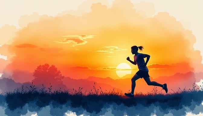 Solitary Sunset Sprint