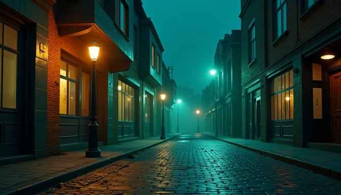 Deco Night Street